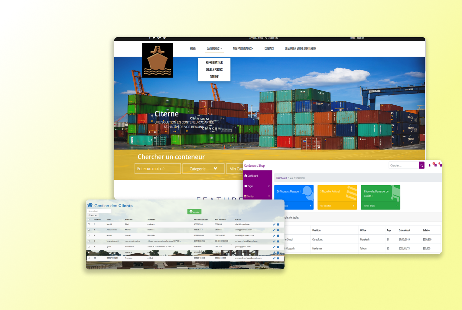 Containers Factory Website